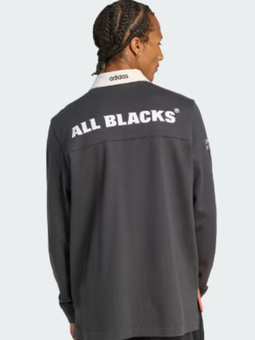 adidas ORIGINALS & ALL BLACKS HERITAGE RUGBY POLO Shirt - Picture 3 of 8